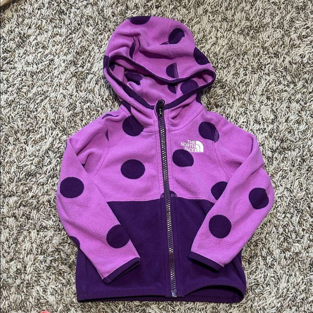 The North Face Kids' Purple Dot Hoodie